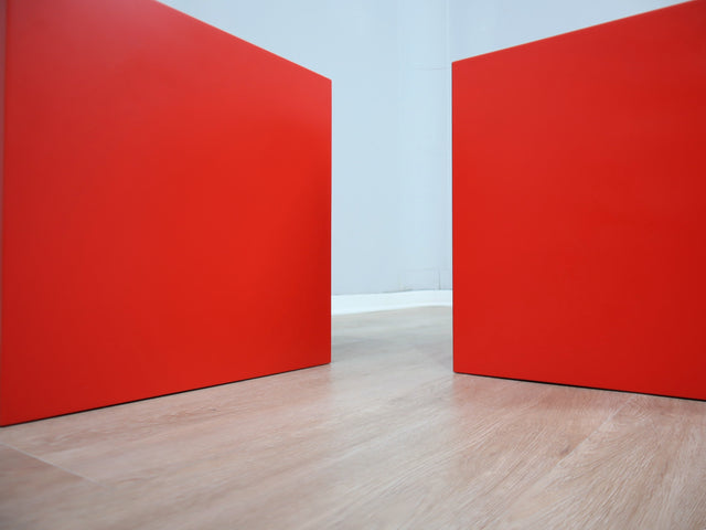 Original set of three cubic fiberglass stools/side tables, crafted in Italy during the 1960s. Their versatility allows them to function seamlessly as extra seating, occasional tables, or modular elements