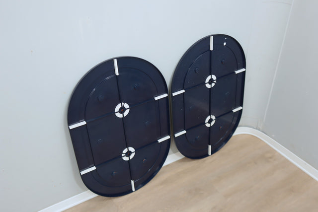 Pair of ABS wall mirrors Anna Castelli for Kartell 1960s