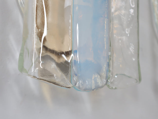 Set of 6 Murano Glass Wall Sconces by Mazzega, Italy 1960s–70s