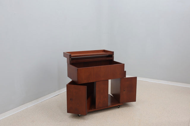 Compact vintage coffee table bar 1960s