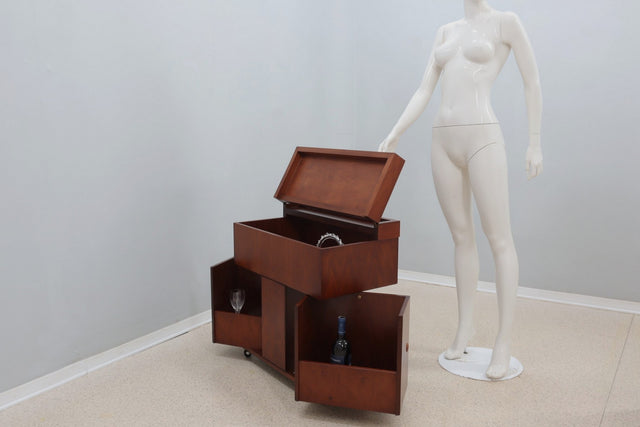 Compact vintage coffee table bar 1960s