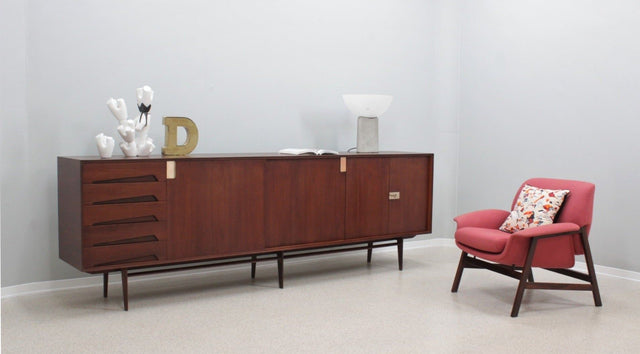 Vinate teak sideboard Palutari Dassi 1950s