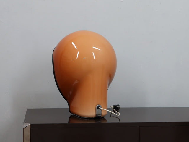 Fabio Lenci Birghitta lamp iGuzzini 1960s. Lampada Space Age arancione. Lampe orange vintage. Vintage Space Age Leuchte. Lámpara diseño italiano Sabot.