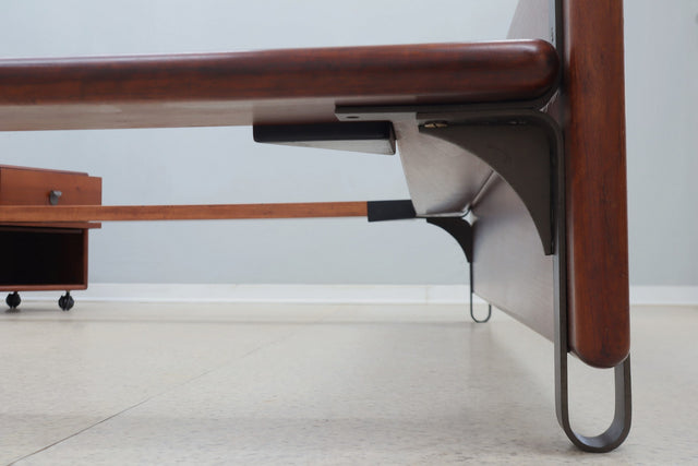 Fabio Lenci double bed with nightstands Bernini 1970s