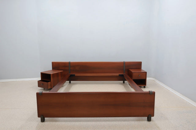 Fabio Lenci double bed with nightstands Bernini 1970s