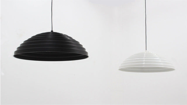 Vintage hanging lamp Martinelli 1970s, set of 2
