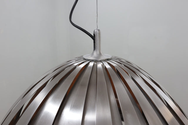 Calotta steel pendant lamp Martinelli Luce 1960s