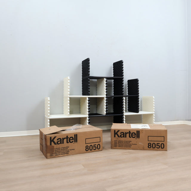 1999 Ron Arad for Kartell H&H modular plastic shelving. Étagère modulable H&H Kartell Ron Arad. Ron Arad Kartell H&H Regalsystem 8050.