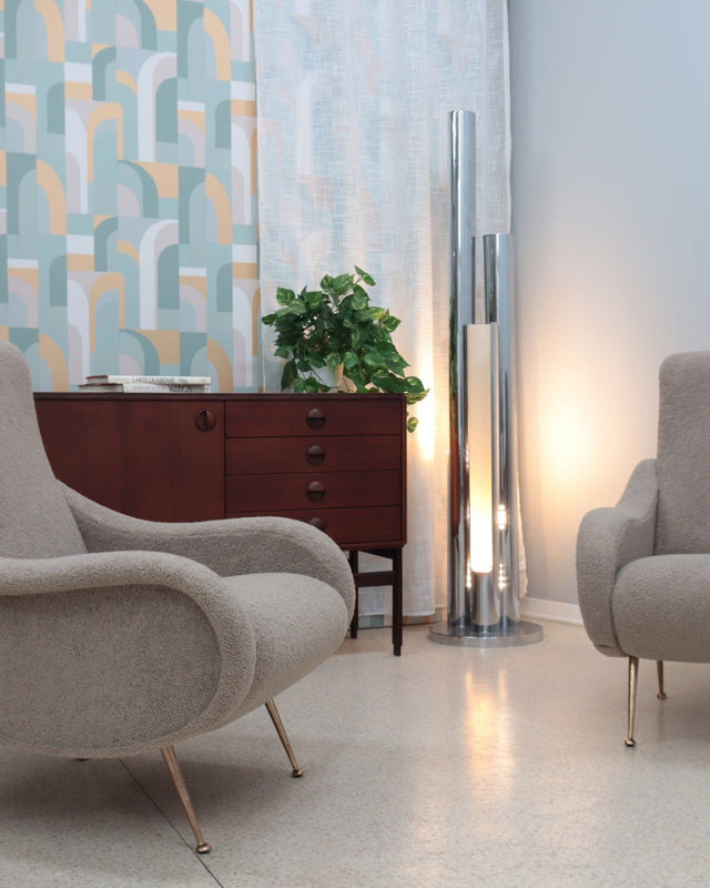 Mid century Lady style armchairs 1950s, set of 2