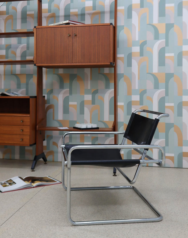 Luigi Saccardo leather armchair ARRMET 1970s