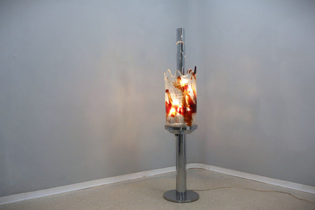 Mazzega Murano floor lamp Carlo Nason 1970s