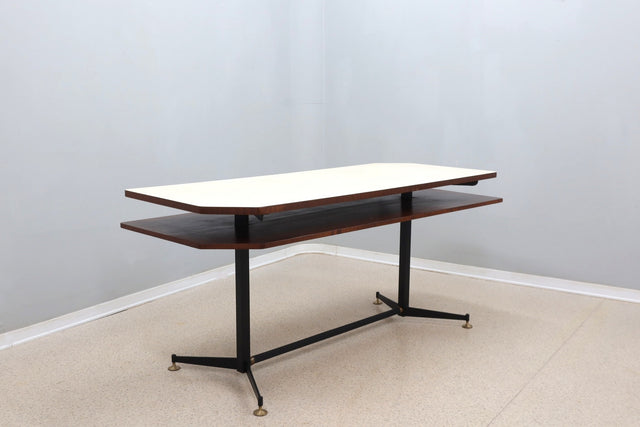 Mid century Italian rationalist desk 1950s