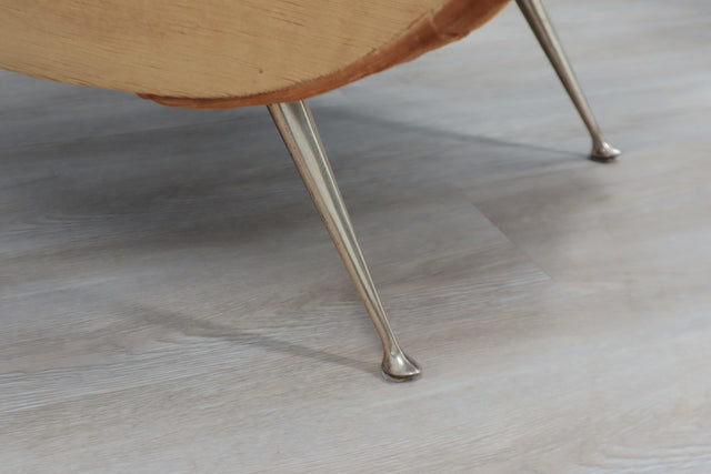 Mid century Lady style velvet armchairs 1950s