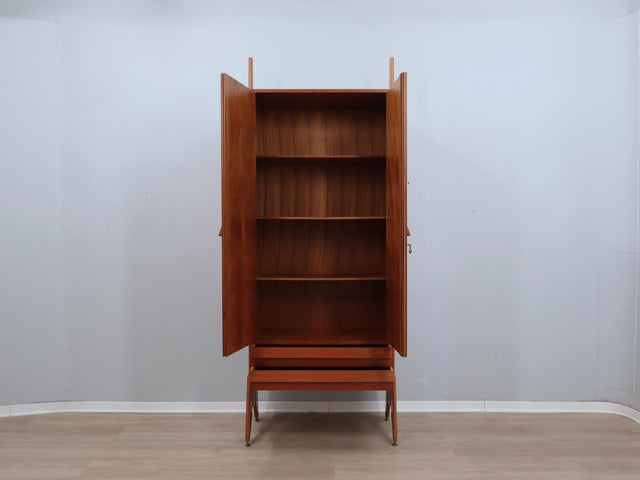 Italian Mid-Century Mobile Contenitore armoire teck anni 60 Wardrobe vintage italienischer Schrank