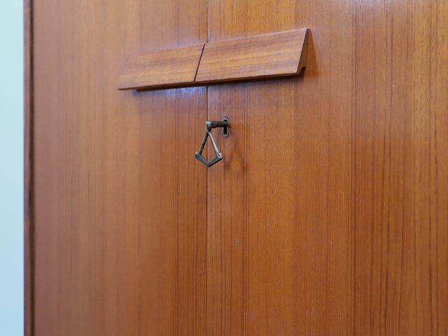 Italian Mid-Century Mobile Contenitore armoire teck anni 60 Wardrobe vintage italienischer Schrank