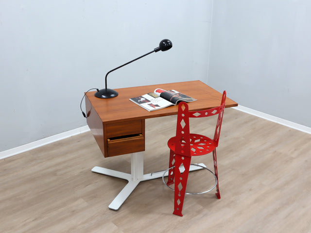 Minimalist 1960s cantilver writing desk A. Mosca for SORMANI 1960s