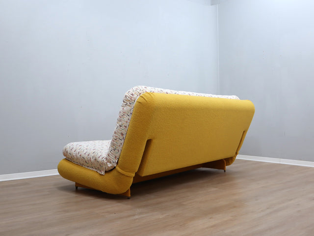 Poltrona Frau Dr. Jekyll & Mr. Hyde sofa bed 1980s: divano modulare anni 80 in bouclé e Naj-Oleari, design italien vintage, schlafsofa, sofá cama.