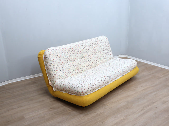 Poltrona Frau Dr. Jekyll & Mr. Hyde sofa bed 1980s: divano modulare anni 80 in bouclé e Naj-Oleari, design italien vintage, schlafsofa, sofá cama.