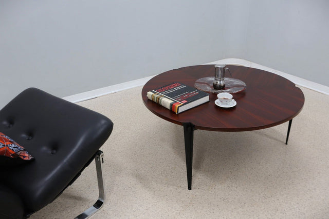T61 round coffee table Osvaldo Borsani TECNO 1950s
