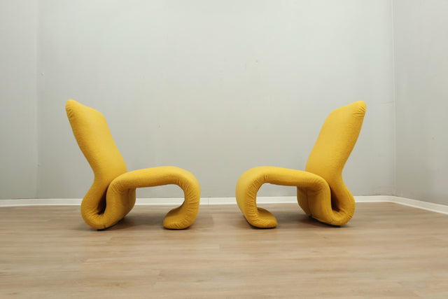 Pair of 'Etcetera' lounge chair Jan Ekselius 1970s