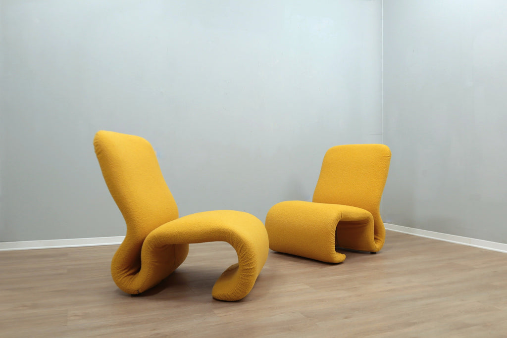 Pair of 'Etcetera' lounge chair Jan Ekselius 1970s – ilrestaurato