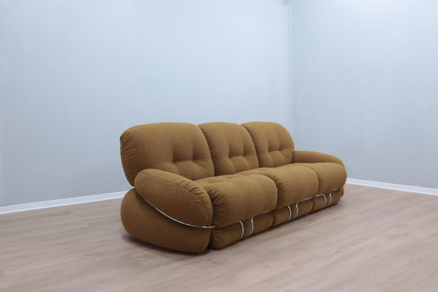 vintage 3 seater Okay sofa Piazzesi 1970s
