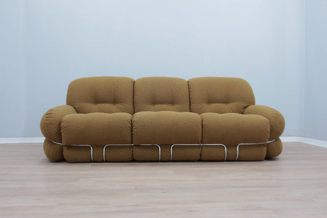 vintage 3 seater Okay sofa Piazzesi 1970s