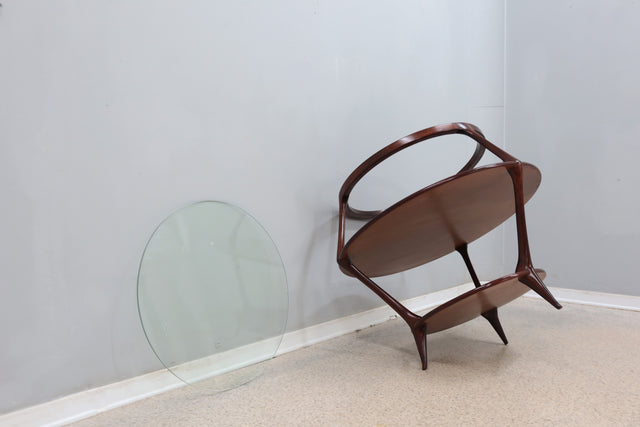 Pierluigi Giordani occasional round coffee table 1950s