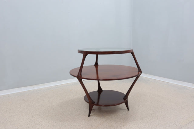 Pierluigi Giordani occasional round coffee table 1950s