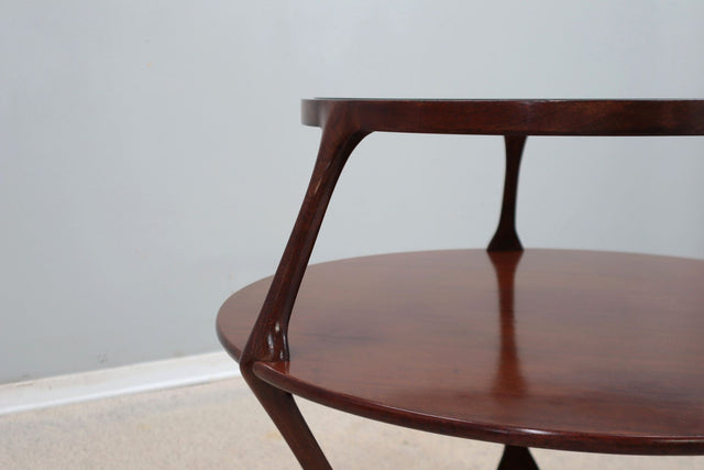 Pierluigi Giordani occasional round coffee table 1950s