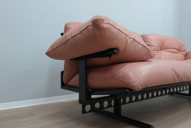 "Ouverture" leather sofa by Pierluigi Cerri for Poltrona Frau, 1980s