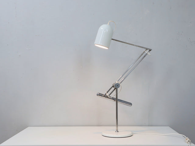 Reggiani vintage table lamp anni 70 – Italian design adjustable desk light / lampe de table articulée / lámpara de mesa regulable