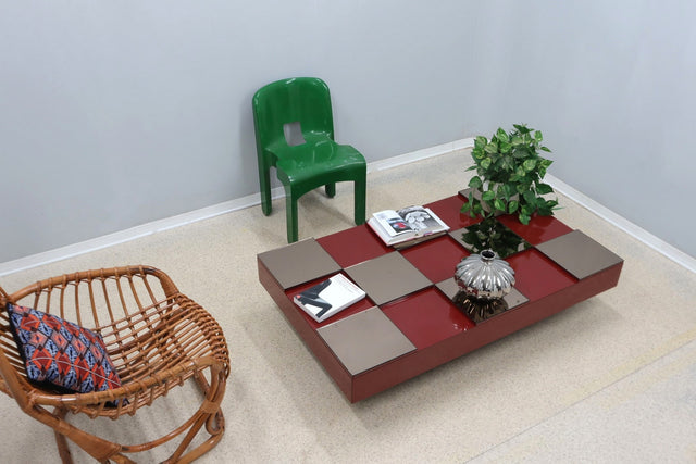 Roberto Monsani large coffee table ACERBIS 1970s