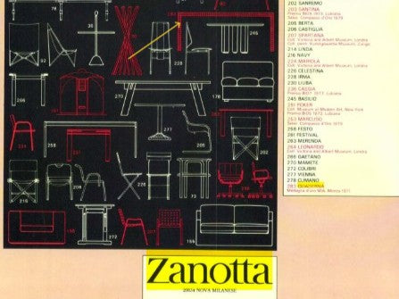 Quaderna bench by Superstudio original 70s production Zanotta