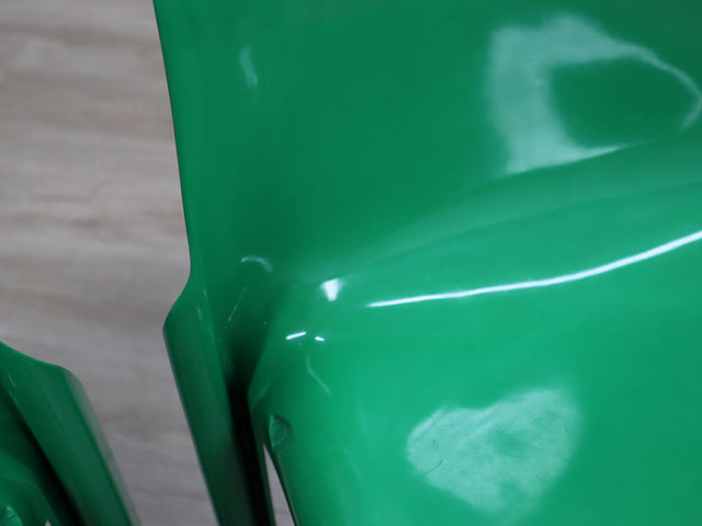 Sedie plastica Selene 70er Jahre Design Vico Magistretti chairs vintage Artemide Chaise Selene conjunto 4 sillas