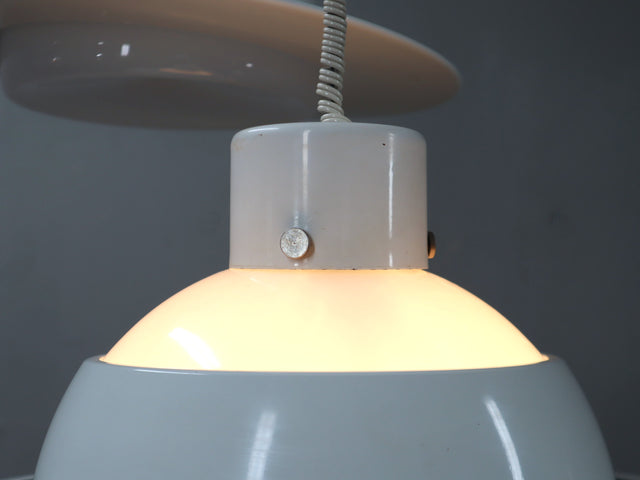 Space Age VeLuce Murano hanging disc lamp 1960s, set of 4