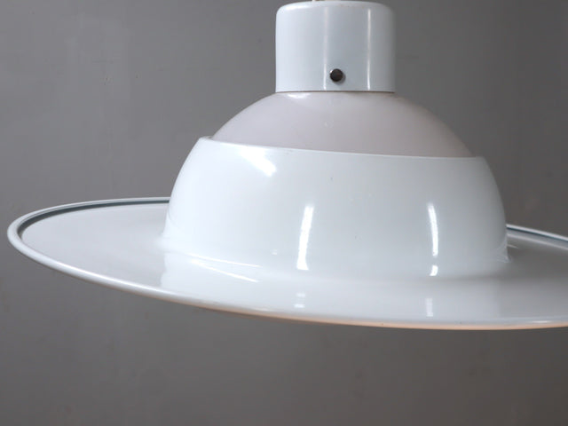 Space Age VeLuce Murano hanging disc lamp 1960s, set of 4