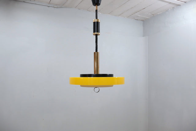 Stilux counterbalance pendant lamp, Italy 1960s