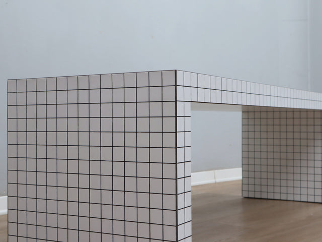 Original 1970s Quaderna bench by Superstudio for Zanotta; rare panca vintage, design radicale italiano, original 70er Jahre Bank, banco minimalista.