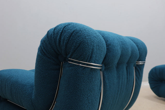 Pair of Velasquez armchairs by Mimo Padova, 1970s