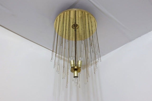 Murano glass chandelier cascade MAZZEGA 1970s