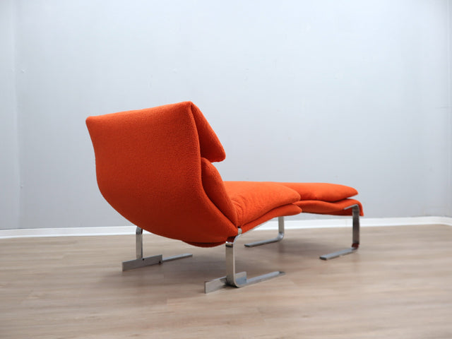 Giovanni Offredi for Saporiti Wave Lounge Chair, 1970s