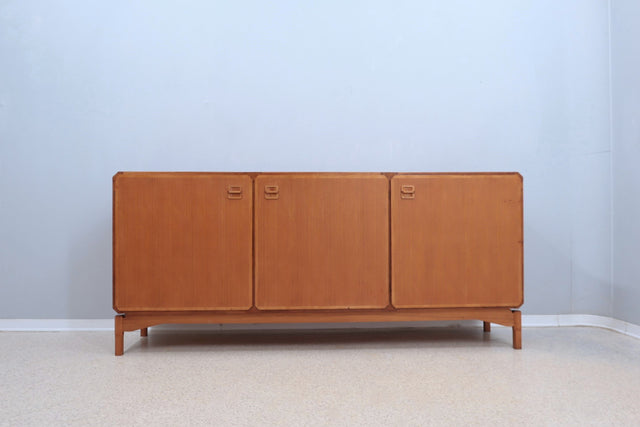 Mid century sideboard blonde teak Italy 1960s