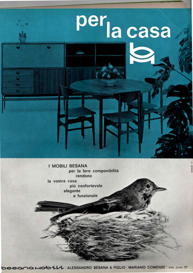 Mid century rosewood modular cabinet MOBILI BESANA 1960s