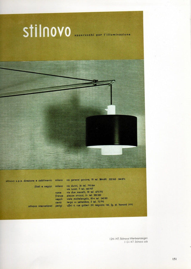 stilnovo mid century wall lamp