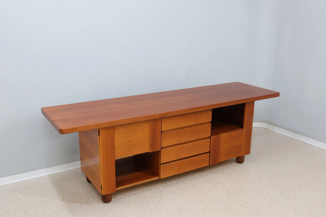 Vintage walnut sideboard Mobil Girgi 1970s
