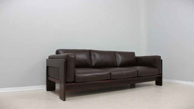 Afra & Tobia Scarpa Bastiano leather sofà 1960s