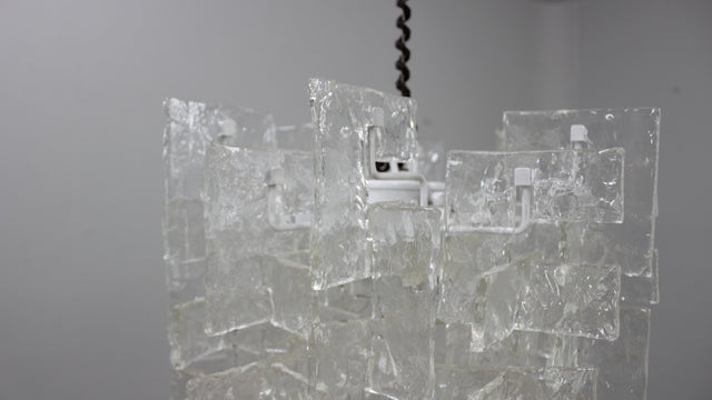 Murano glass chandelier Carlo Nason for Mazzega 1960s