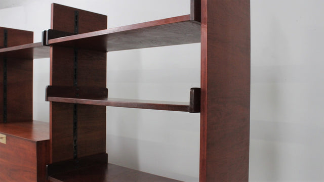E. Palutari vintage teak bookcase DASSI 1950s