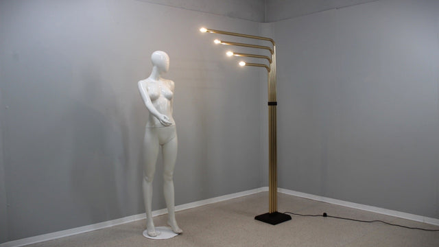 Goffredo Reggiani articulated floor lamp 1970s